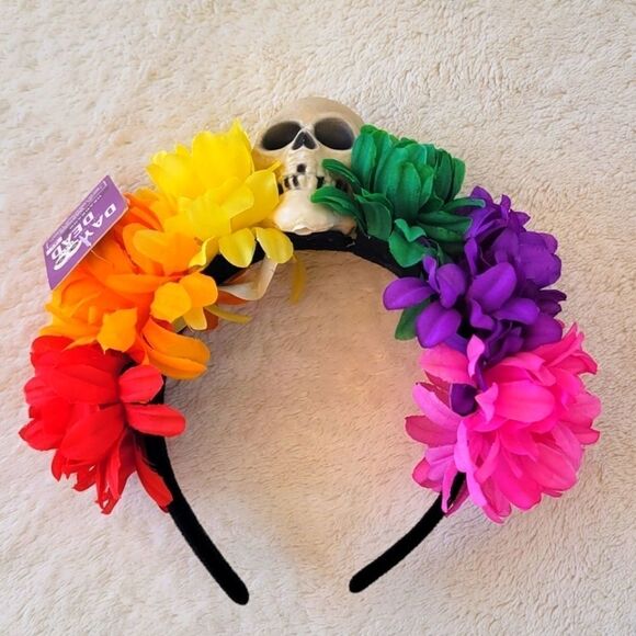 NEW DAY of the dead or Halloween headband - Picture 1 of 3